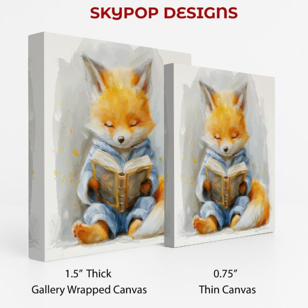 Fox Reading Art