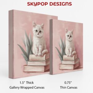 Cat Reading Nook Art