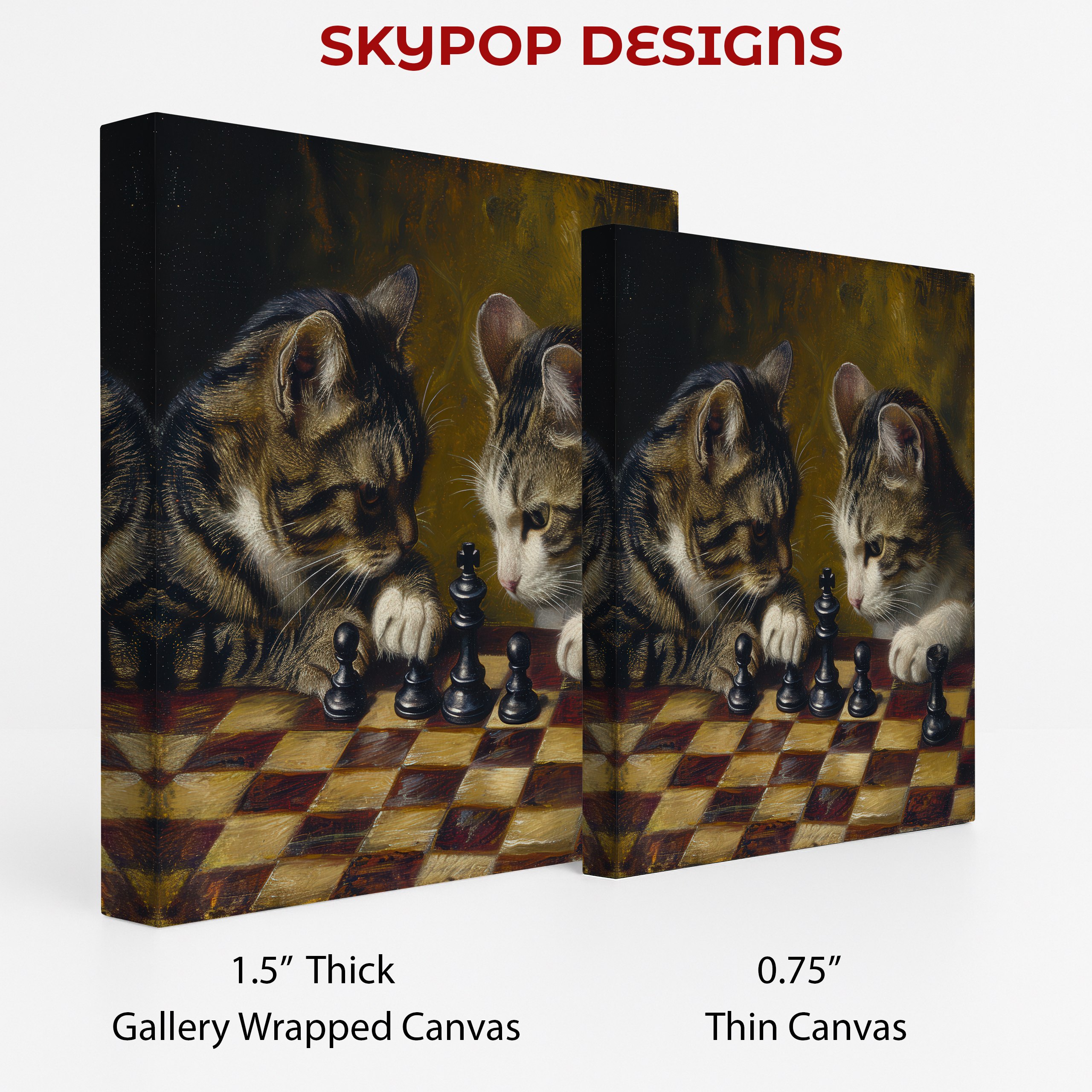 2.jpg Cat Chess Art