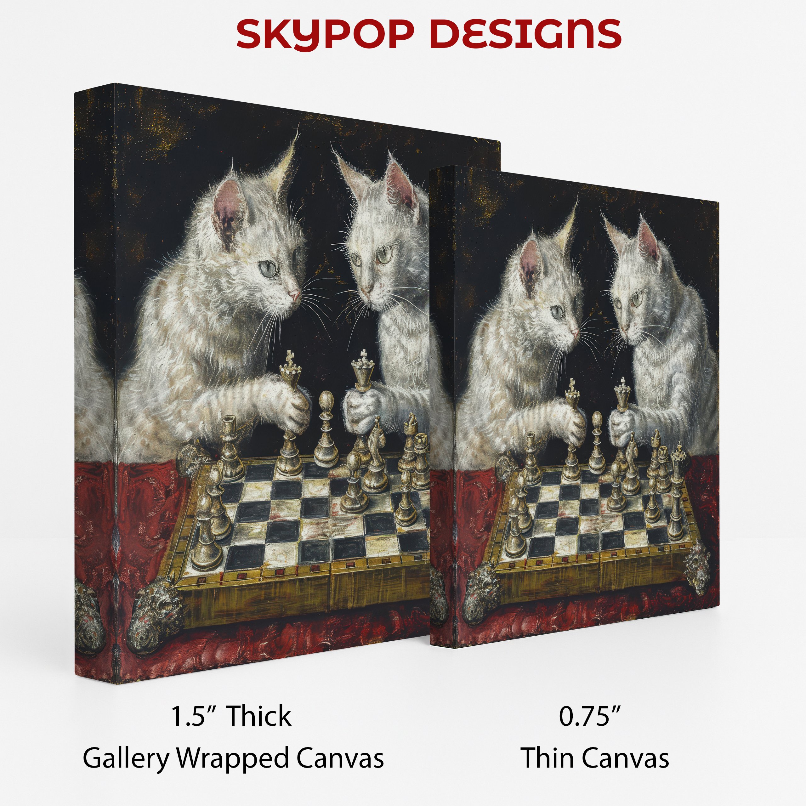 2.jpg Cat Chess Art