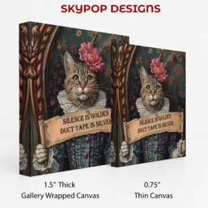 Cat With Funny Saying Art