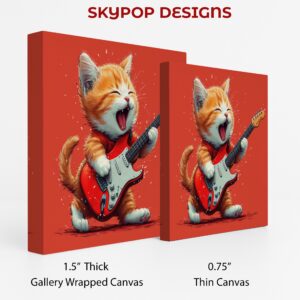 Kitten Guitar Art