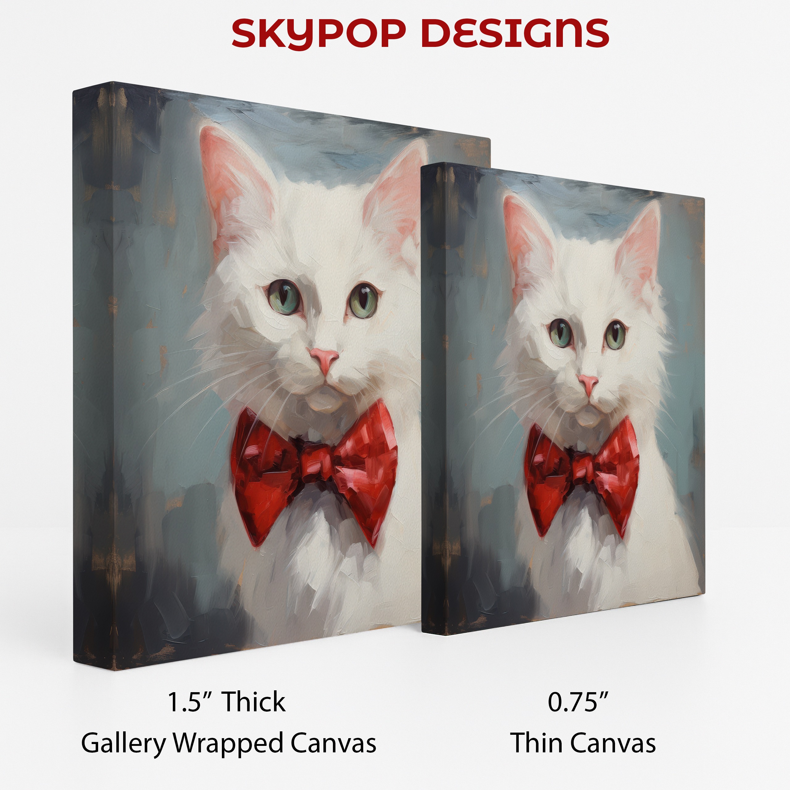 2.jpg Dapper White Cat Art