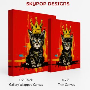 King Cat Crown Art