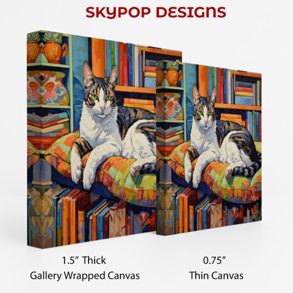 Cat Library Art