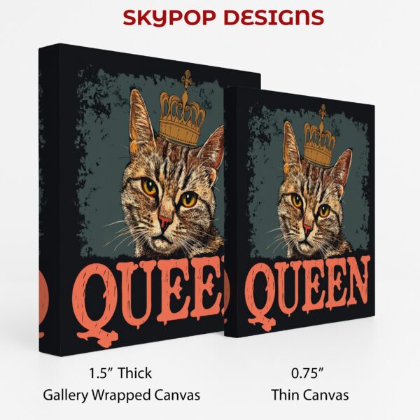 Regal Cat Queen Portrait Art