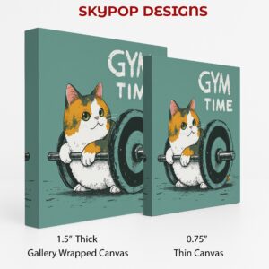 Cat Gym Time Art