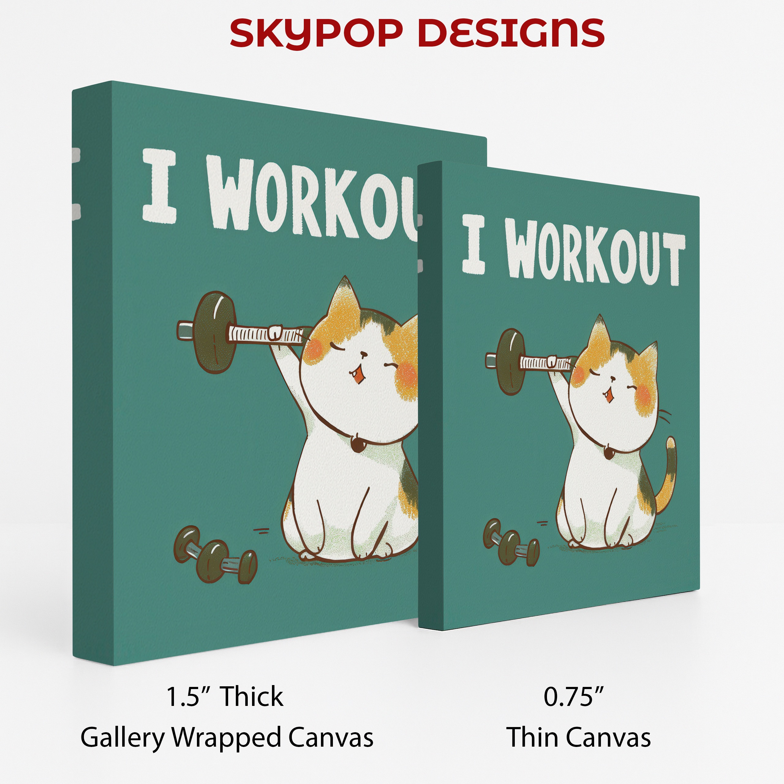 2.jpg Cat Gym Workout Art