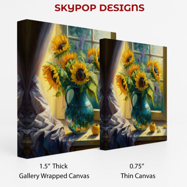 Sunflowers Window Art