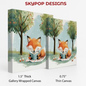 Fox Reading Art