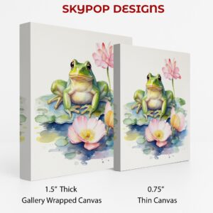 Frog Lotus Pond Art