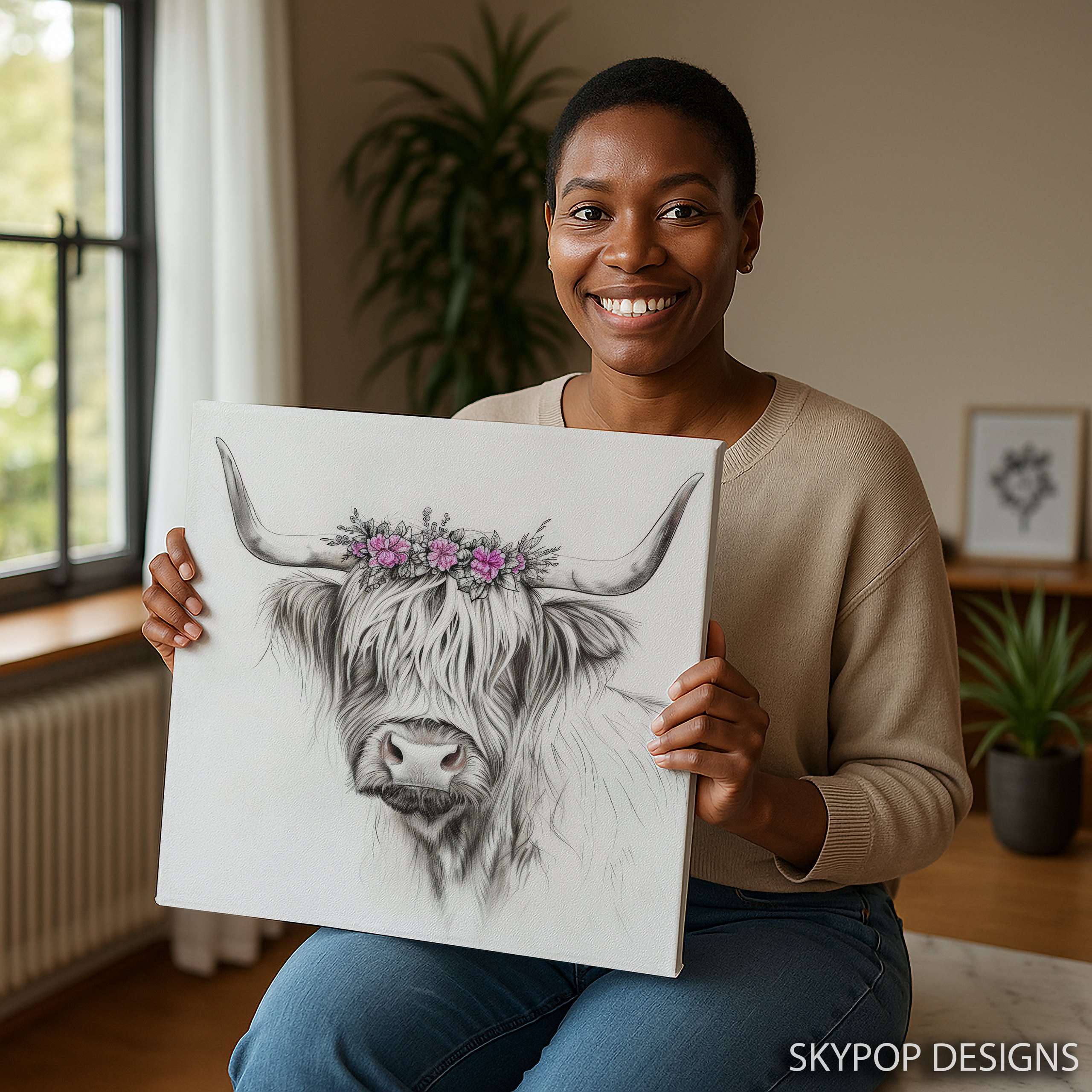 3.jpg Highland Cow Art