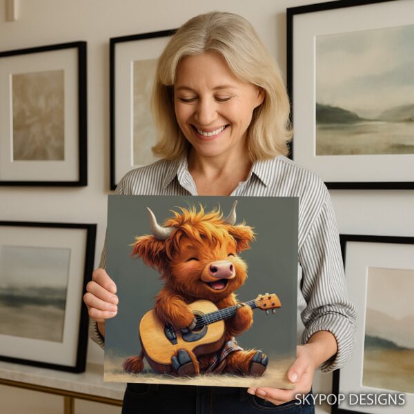 Highland Cow Art