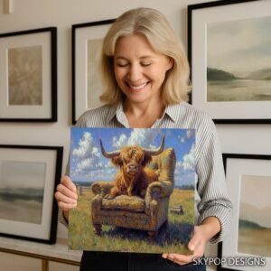 Highland Cow Art