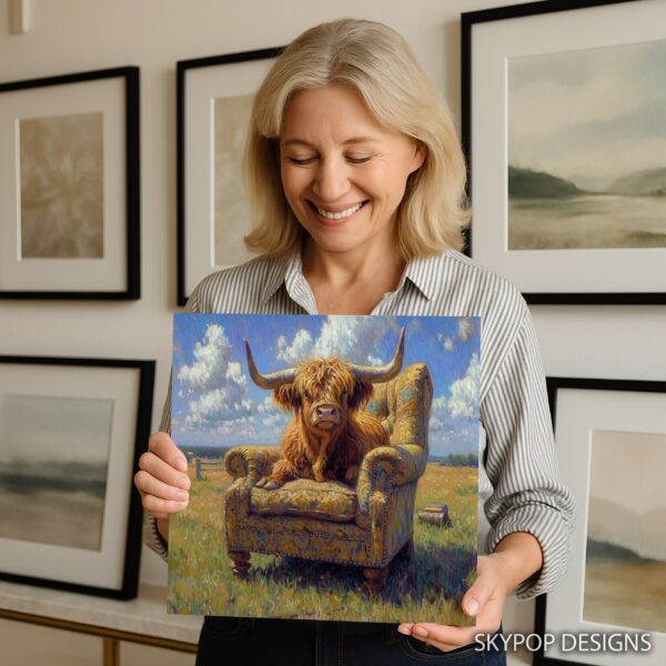 Highland Cow Art