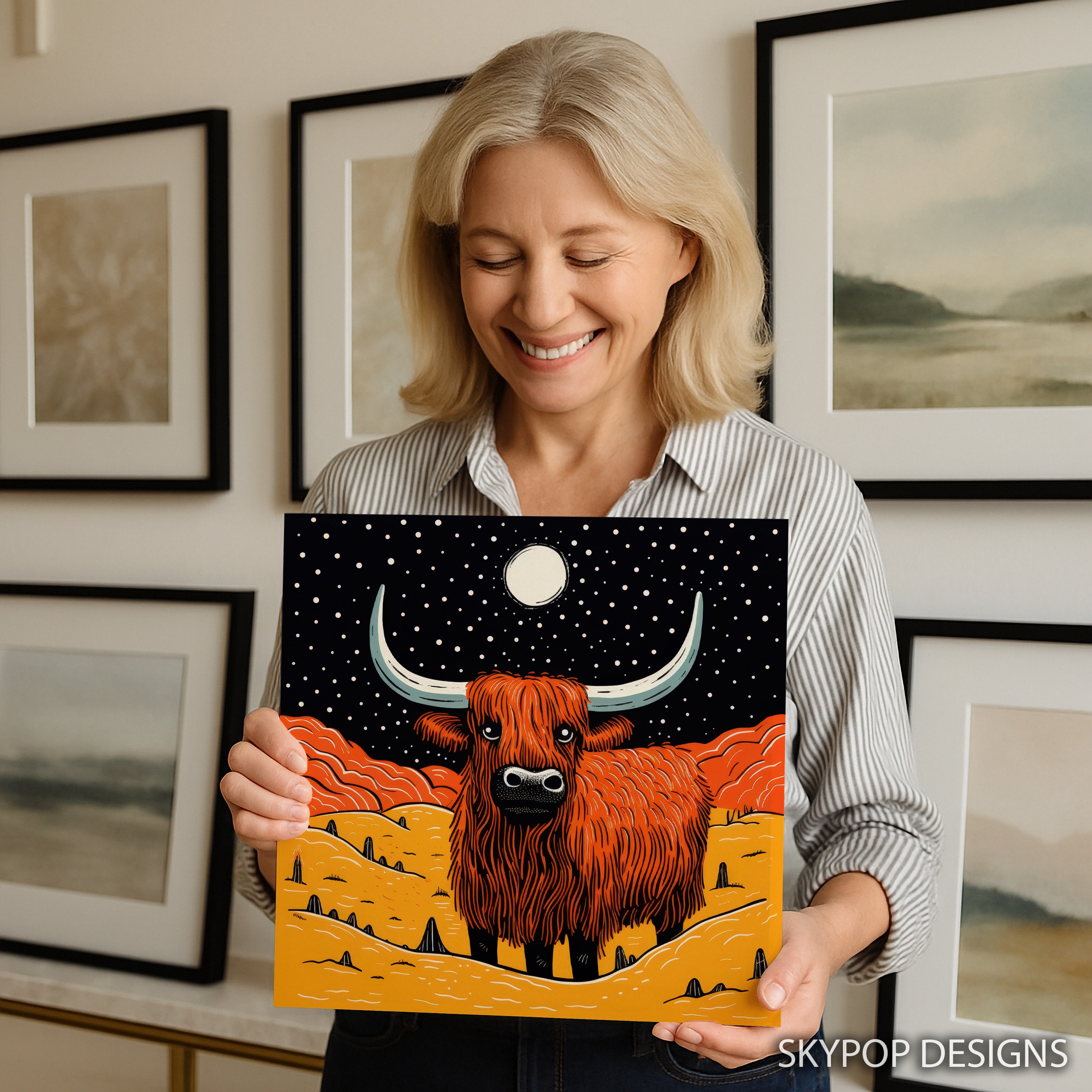 3.jpg Highland Cow Art