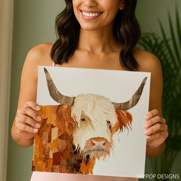 Highland Cow Art