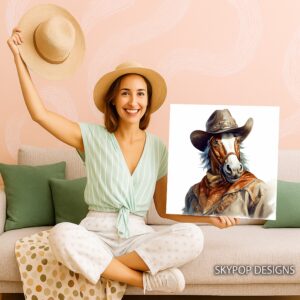 Cowboy Horse Art