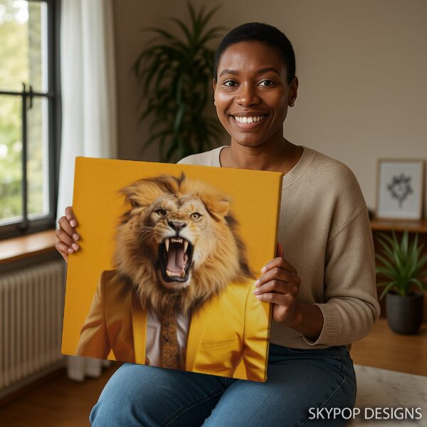 Lion Art Poster or Canvas