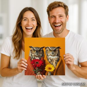Owl Duo Art