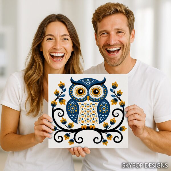 Owl Blossom Art