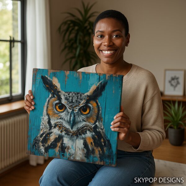 Owl Wood Art