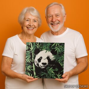 Panda Bamboo Forest Art
