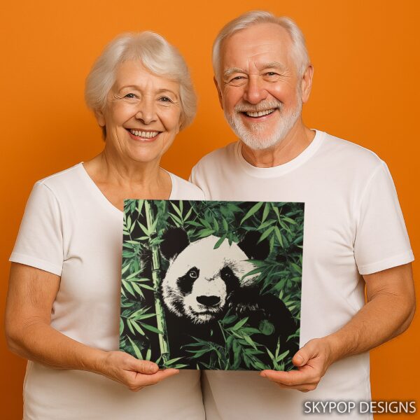 Panda Bamboo Forest Art