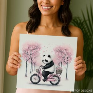 Panda Bicycle Art