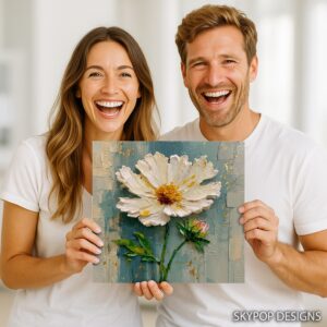 White Daisy Art