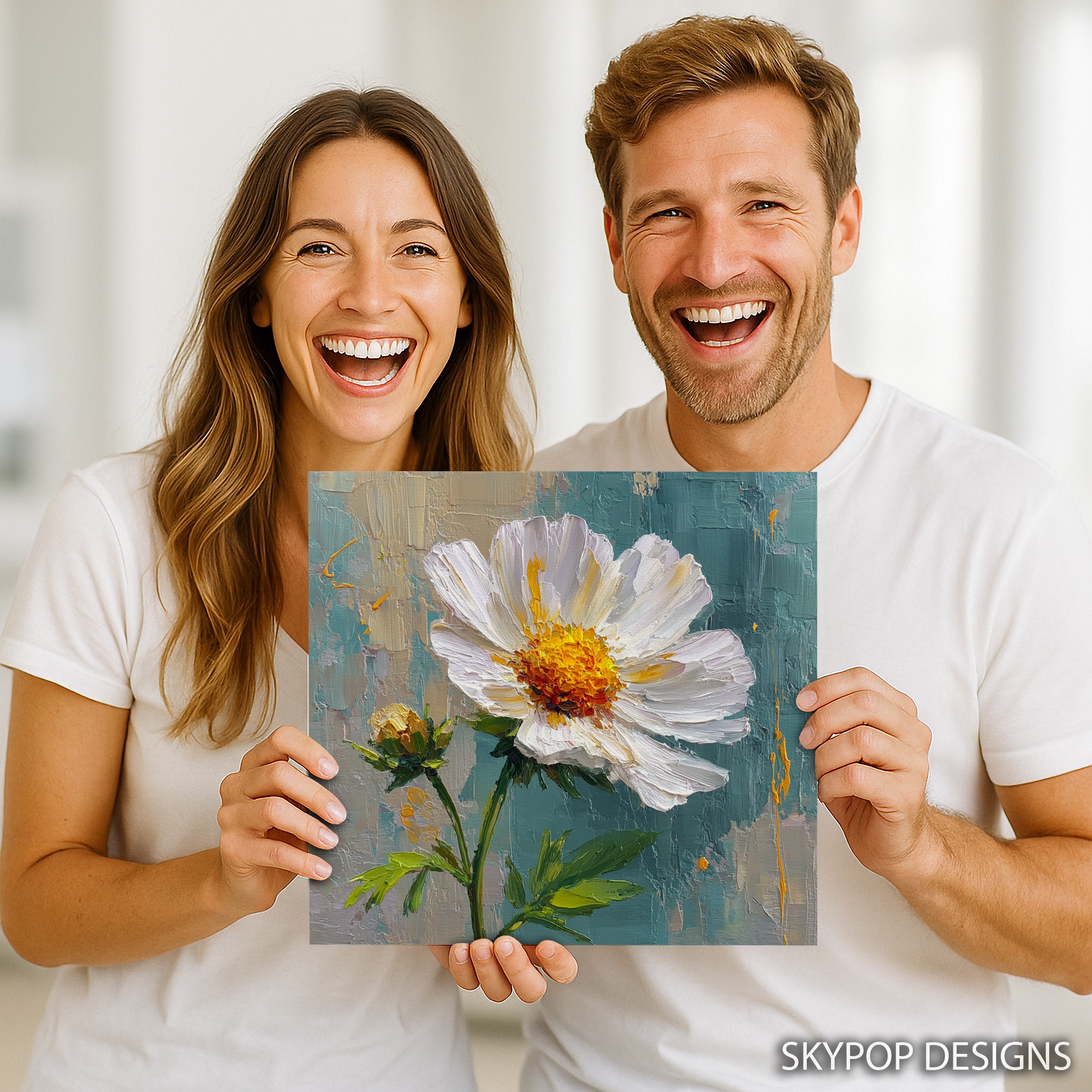 3.jpg White Daisy Bloom Art