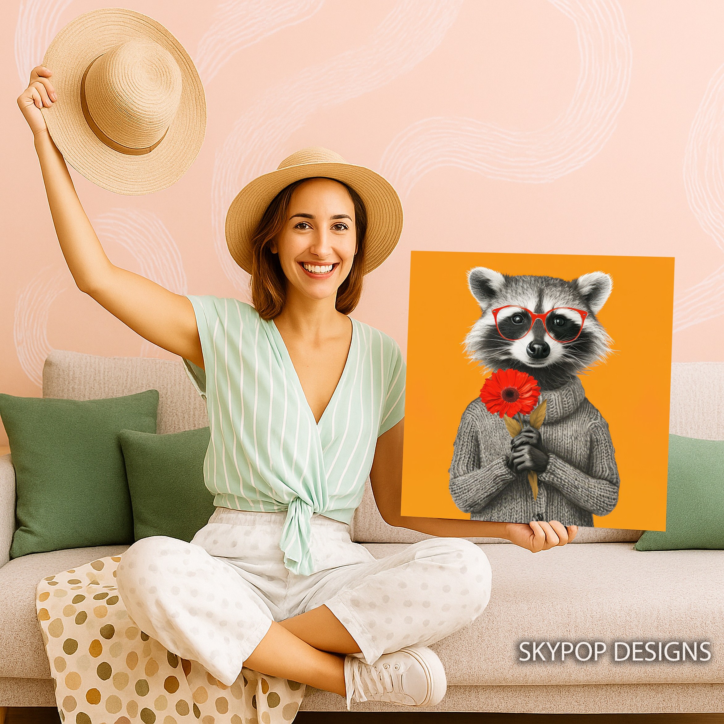 3.jpg Raccoon Art