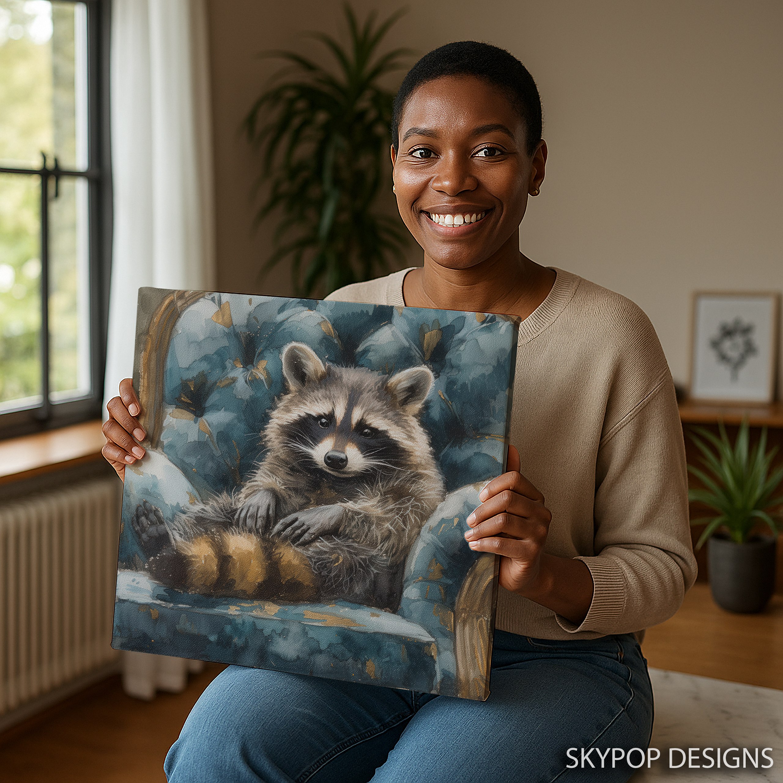 3.jpg Raccoon Art