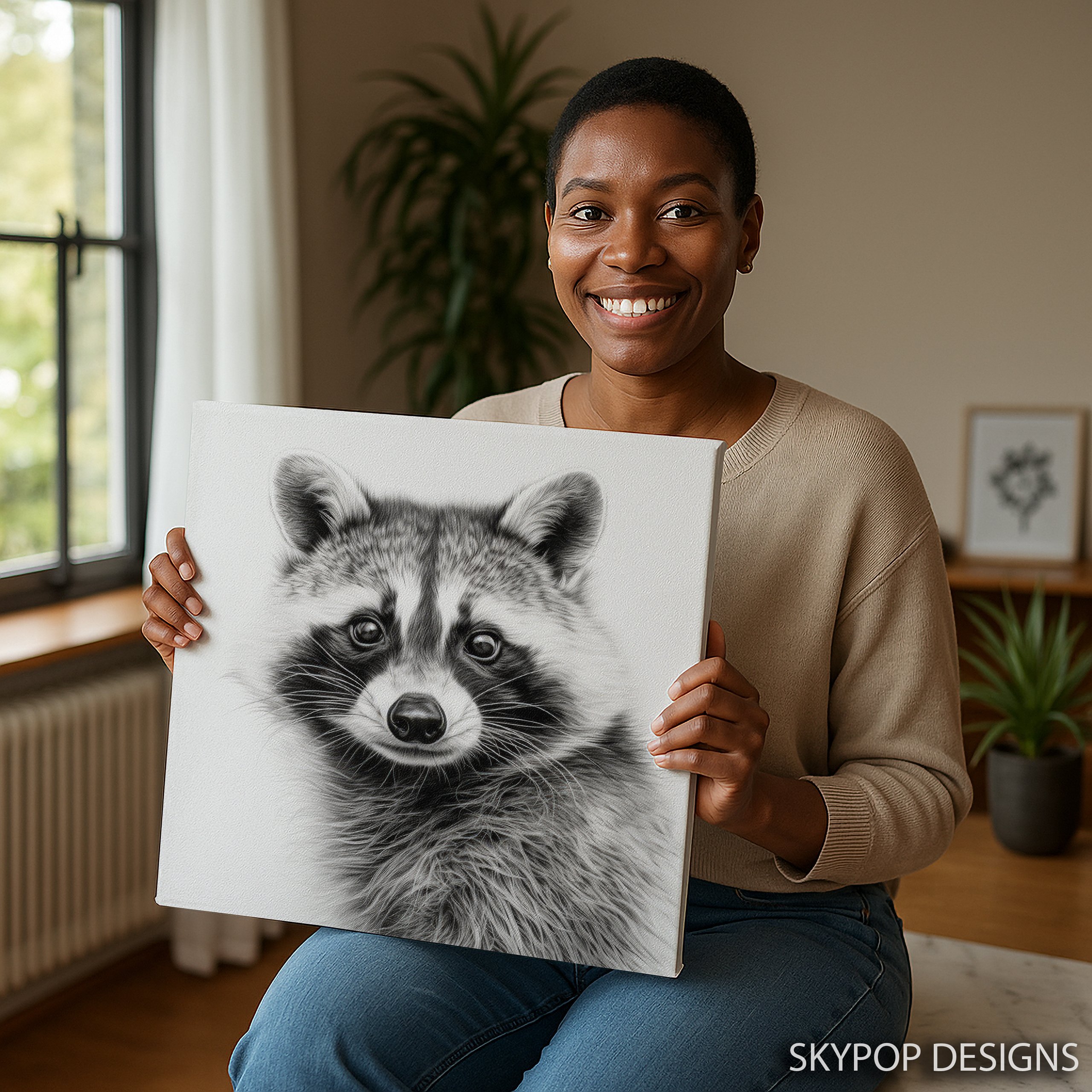 3.jpg Raccoon Art