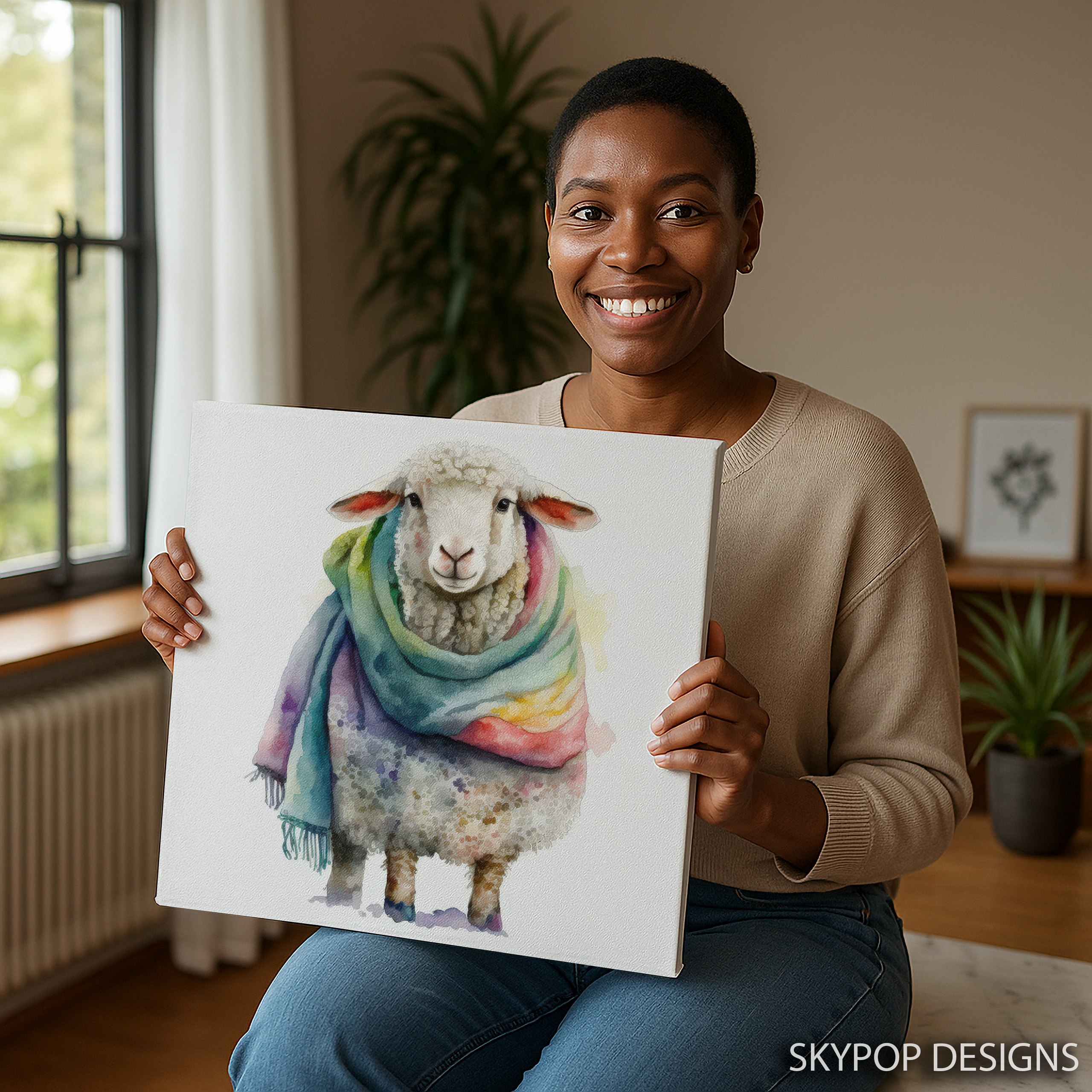 3.jpg Sheep Art