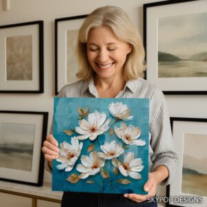 White Flowers Art