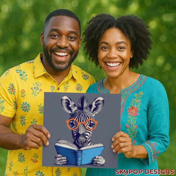 Zebra Reads Art