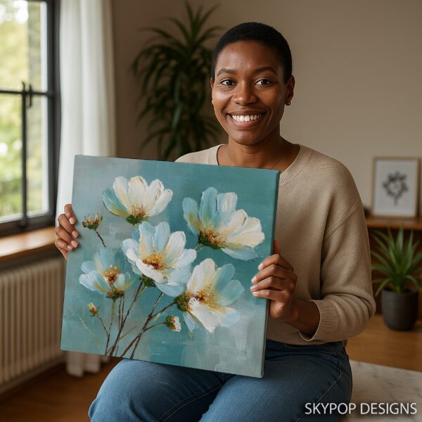 White Flowers Art