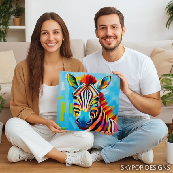 Zebra Splash Art