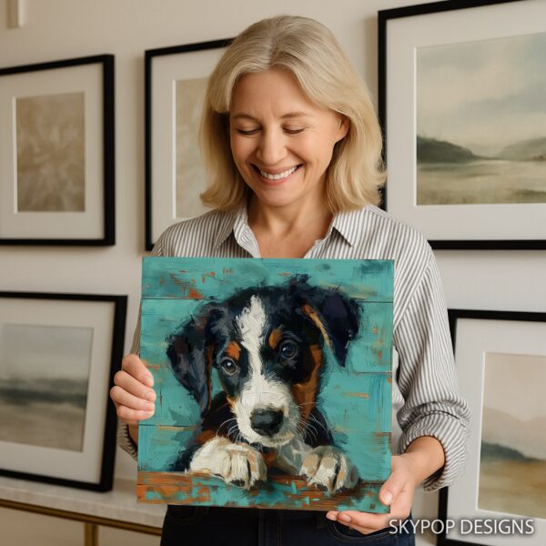 Bernese Mountain Dog Puppy Art