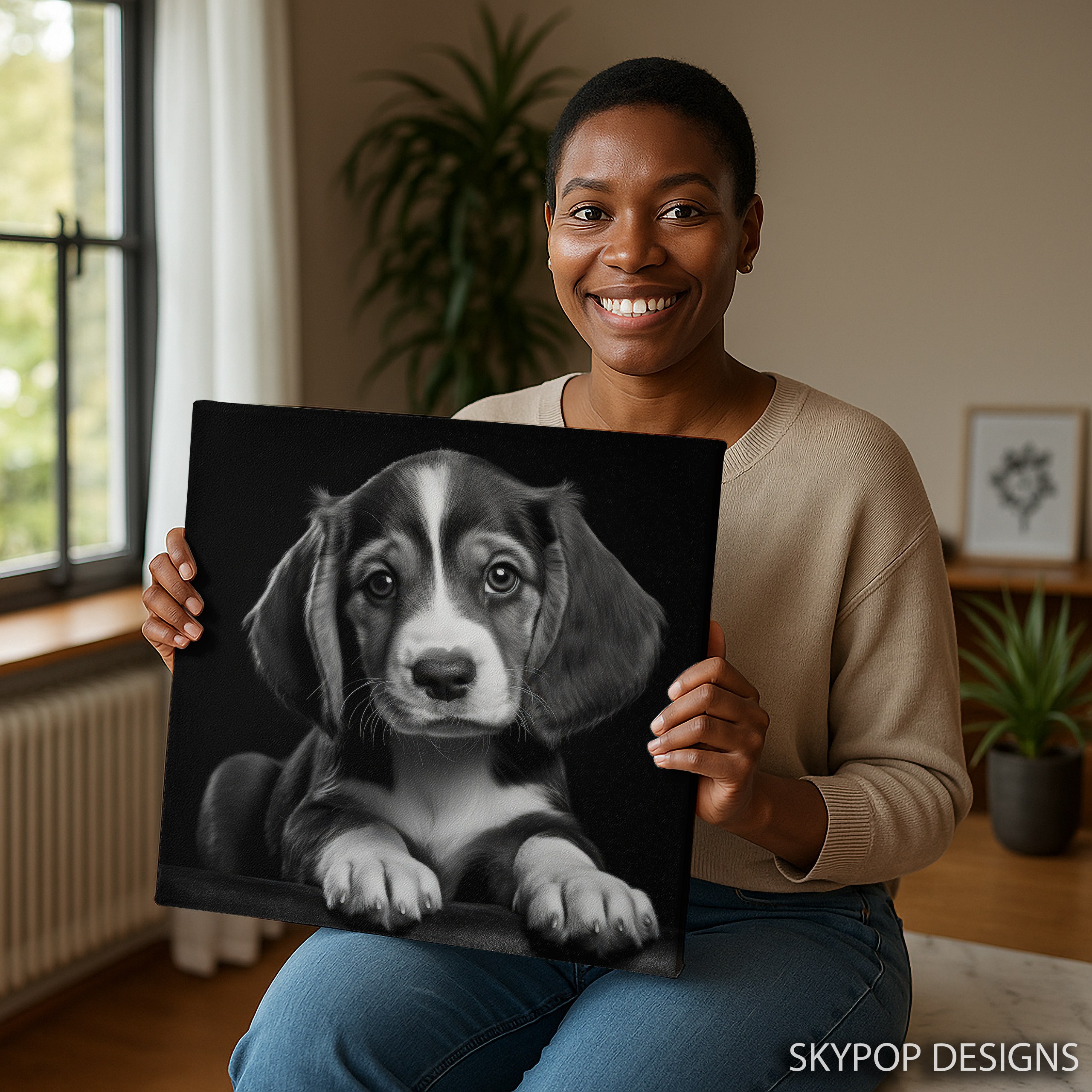 3.jpg Border Collie Puppy Art