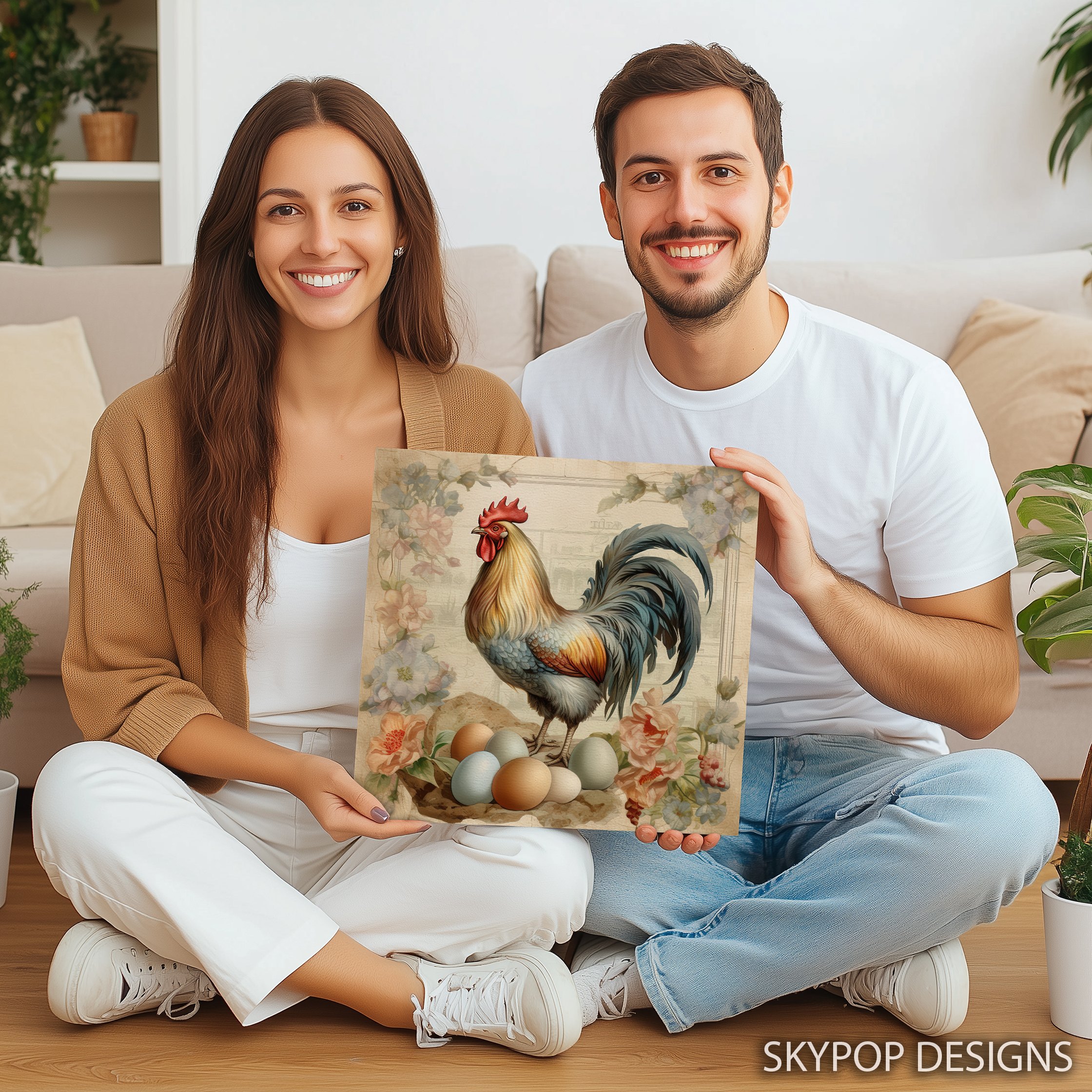 3.jpg Rooster Eggs Art