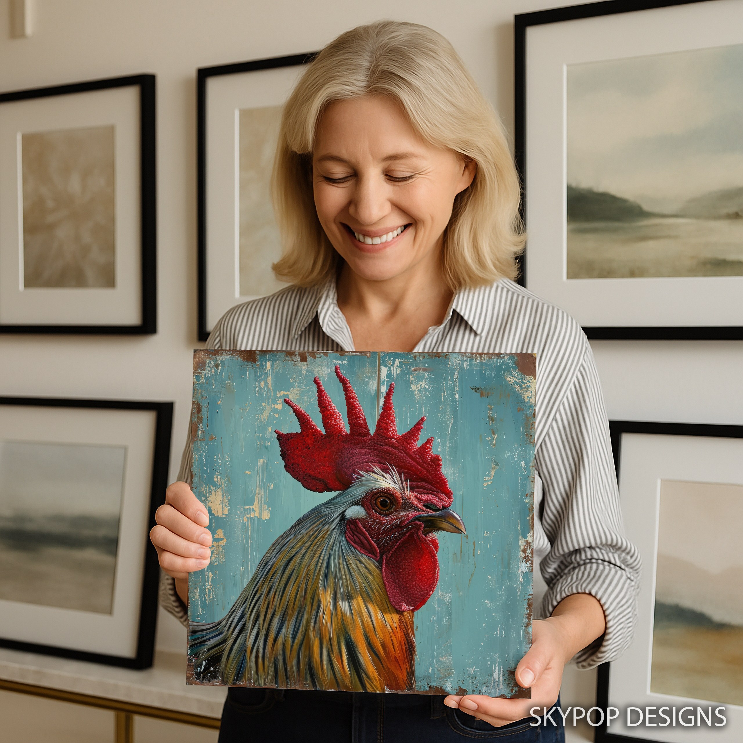 3.jpg Rooster Art