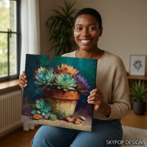 Succulent Pot Art