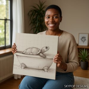 Turtle Bath Art