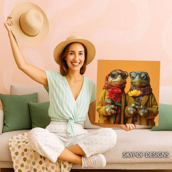 Turtle Couple Art