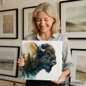 Bison Wilderness Art