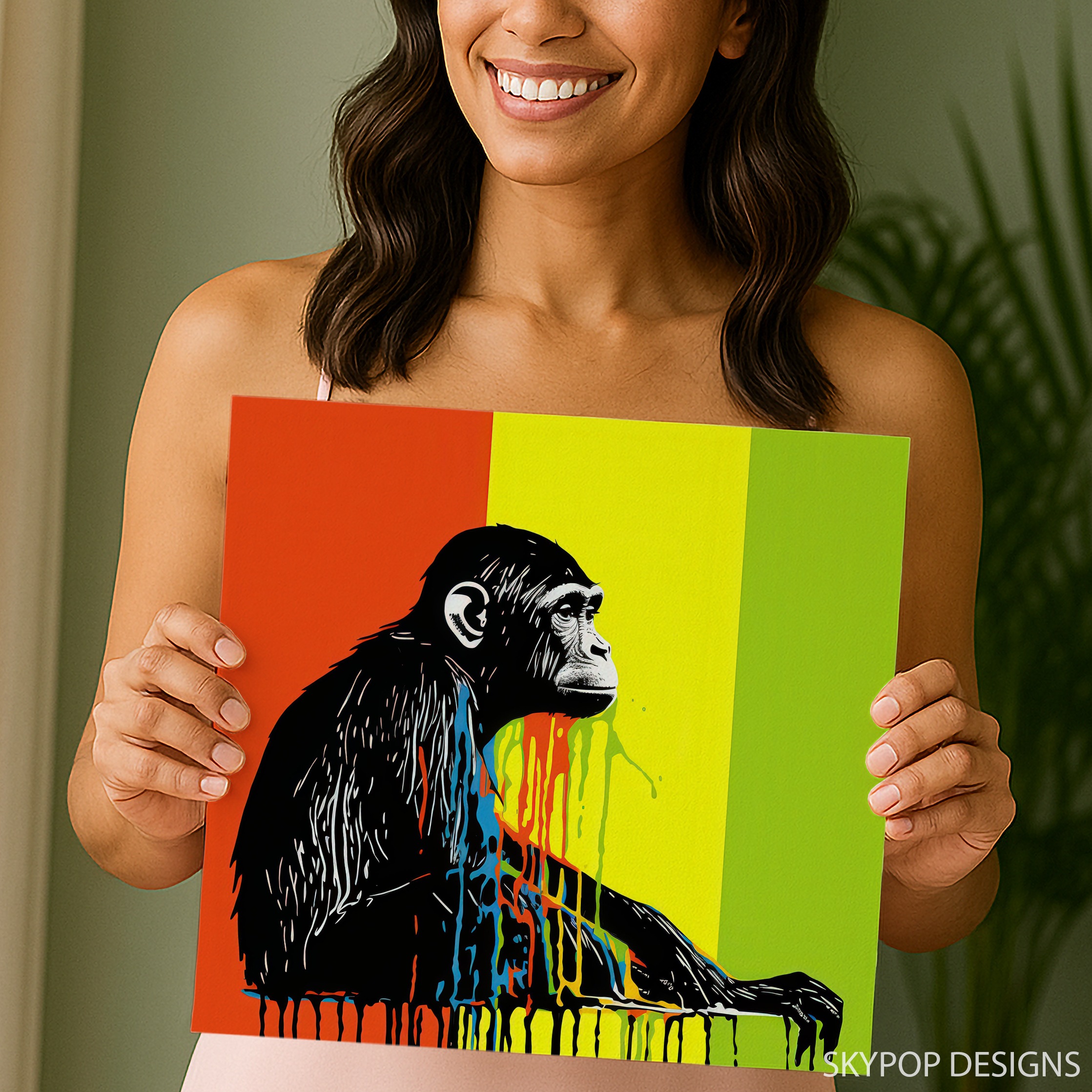 3.jpg Chimpanzee Art