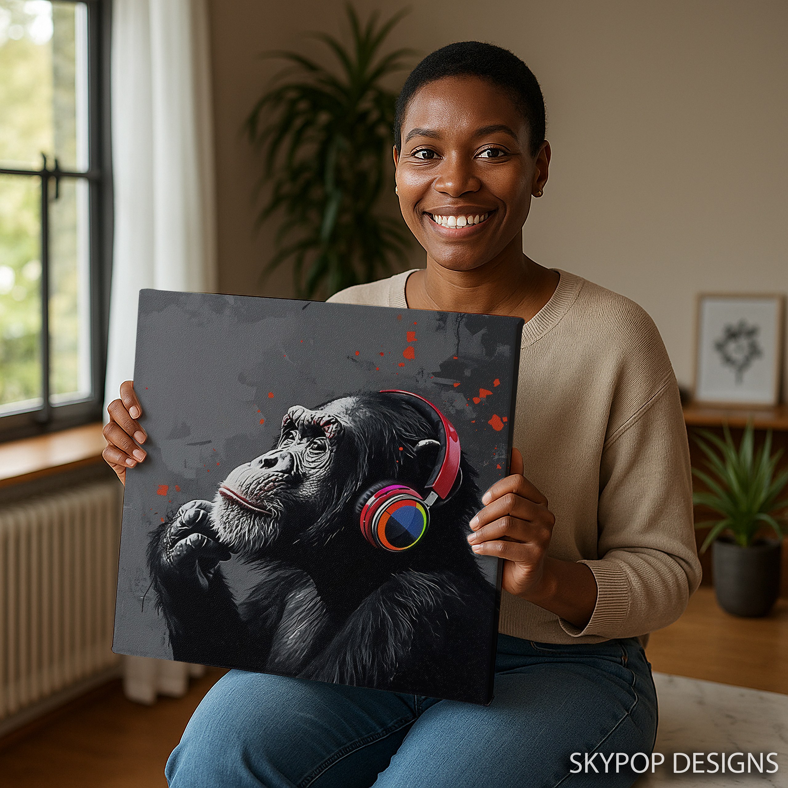 3.jpg Chimpanzee Art