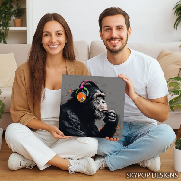 Chimpanzee DJ Art